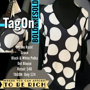 Grace Polka Dot Blouse